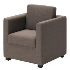 Loftscape Fauteuil Deven XIII - Aspect cuir vieilli - Gris