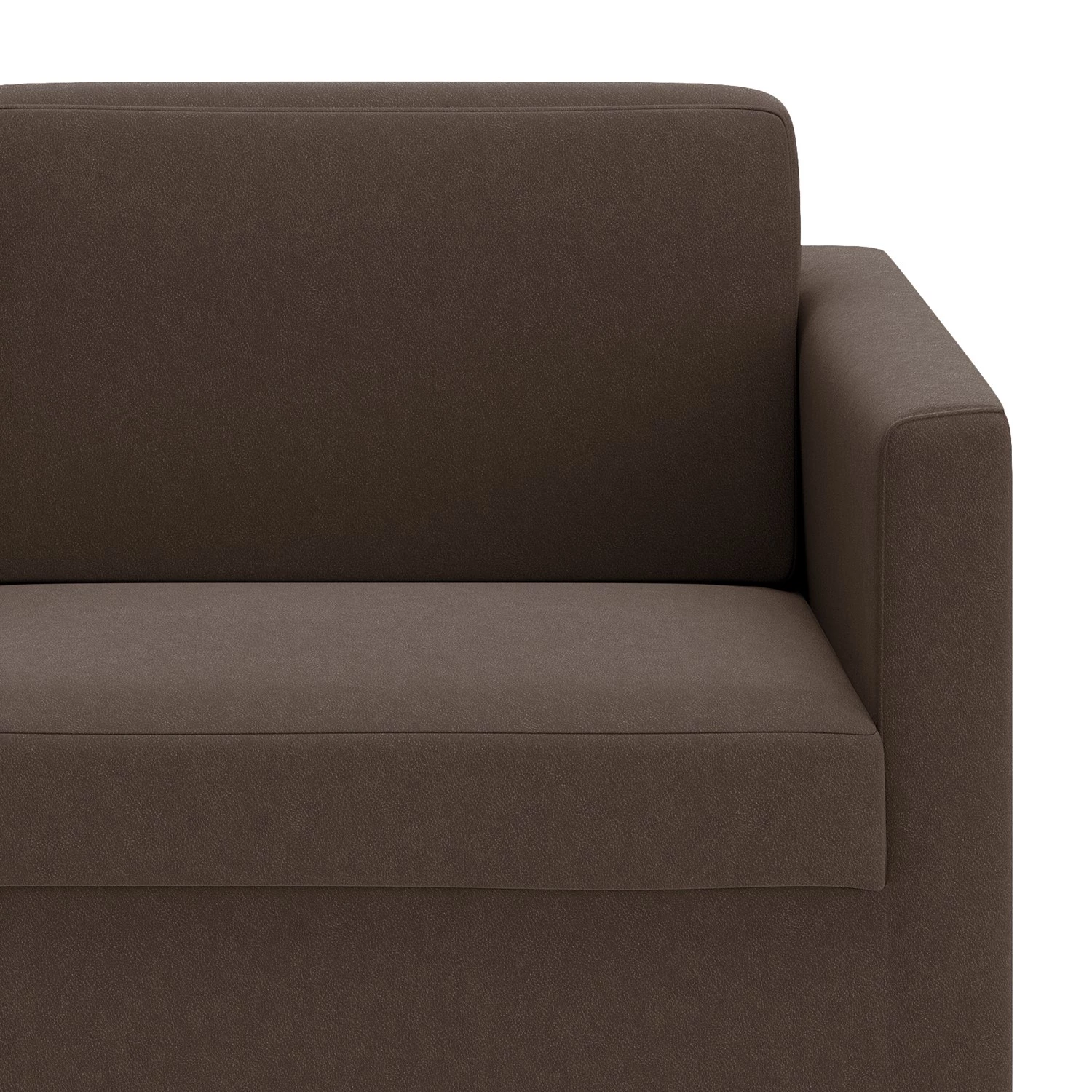 Loftscape Canapé Deven I (2 places) - Cuir véritable - Marron foncé 10 Loftscape Canapé Deven I (2 places) - Cuir véritable - Marron foncé – Image 8