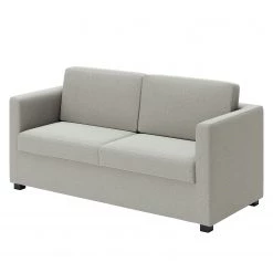 Loftscape Canapé Deven X (2 places) - Aspect cuir vieilli - Gris clair