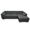 Fredriks Canapé d’angle Swain - Tissu - Anthracite - Méridienne courte à droite (vue de face) - Sans fonction -Meubles de salon Soldes 1000183403 190927 15244902614 IMAGE P000000001000183403