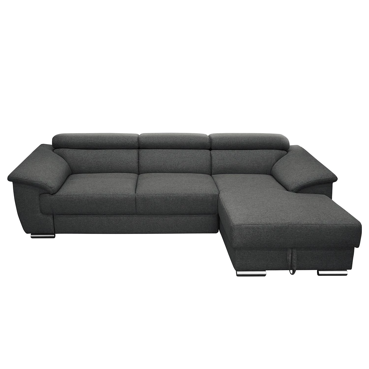 Fredriks Canapé d’angle Swain - Tissu - Anthracite - Méridienne courte à droite (vue de face) - Sans fonction 3 Fredriks Canapé d’angle Swain - Tissu - Anthracite - Méridienne courte à droite (vue de face) - Sans fonction