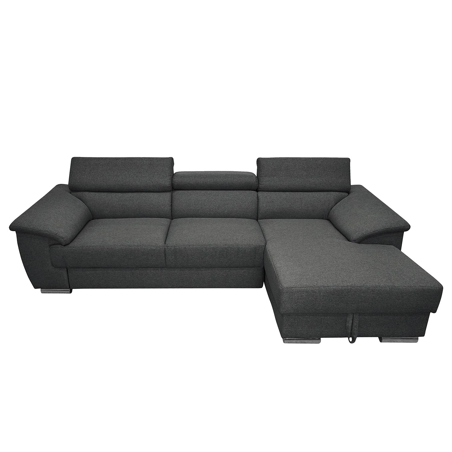 Fredriks Canapé d’angle Swain - Tissu - Anthracite - Méridienne courte à droite (vue de face) - Sans fonction 5 Fredriks Canapé d’angle Swain - Tissu - Anthracite - Méridienne courte à droite (vue de face) - Sans fonction – Image 3