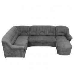 Modoform Canapé panoramique Wells - Tissage à plat - Gris - Méridienne courte à droite / longue à gauche (vue de face) - Sans fonction -Meubles de salon Soldes 1000183504 191111 17592601136 DETAILS P000000001000183504