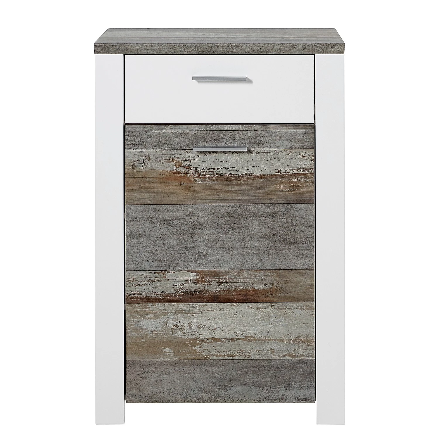 Loftscape Meuble d’entrée Bickley - Blanc / Imitation bois flotté 7 Loftscape Meuble d’entrée Bickley - Blanc / Imitation bois flotté – Image 5