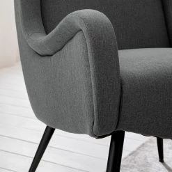 Mørteens Fauteuil Emly - Tissu - Gris -Meubles de salon Soldes 1000183828 200323 06242100004 DETAILS P000000001000183828