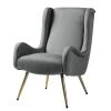 Mørteens Fauteuil Emly - Tissu - Gris -Meubles de salon Soldes 1000183828 210504 05593100001 IMAGE P000000001000183828