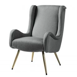 Mørteens Fauteuil Emly - Tissu - Gris