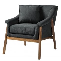 Ars Natura Fauteuil Burgen - Coton - Gris