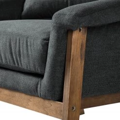 Ars Natura Fauteuil Burgen - Coton - Gris -Meubles de salon Soldes 1000183835 200217 17055000042 DETAILS P000000001000183835