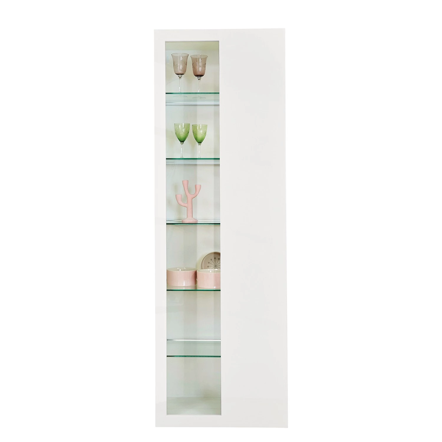 Now! by hülsta Vitrine hülsta now vision - Blanc brillant - Porte en verre à gauche 5 Now! by hülsta Vitrine hülsta now vision - Blanc brillant - Porte en verre à gauche – Image 3