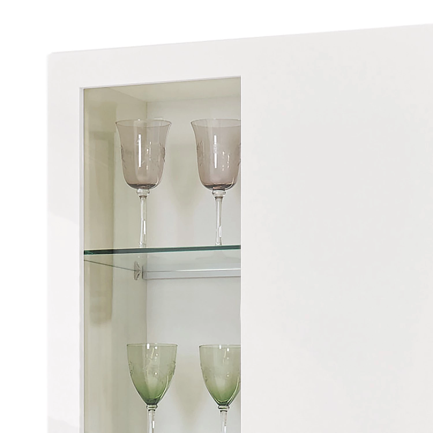 Now! by hülsta Vitrine hülsta now vision - Blanc brillant - Porte en verre à gauche 6 Now! by hülsta Vitrine hülsta now vision - Blanc brillant - Porte en verre à gauche – Image 4