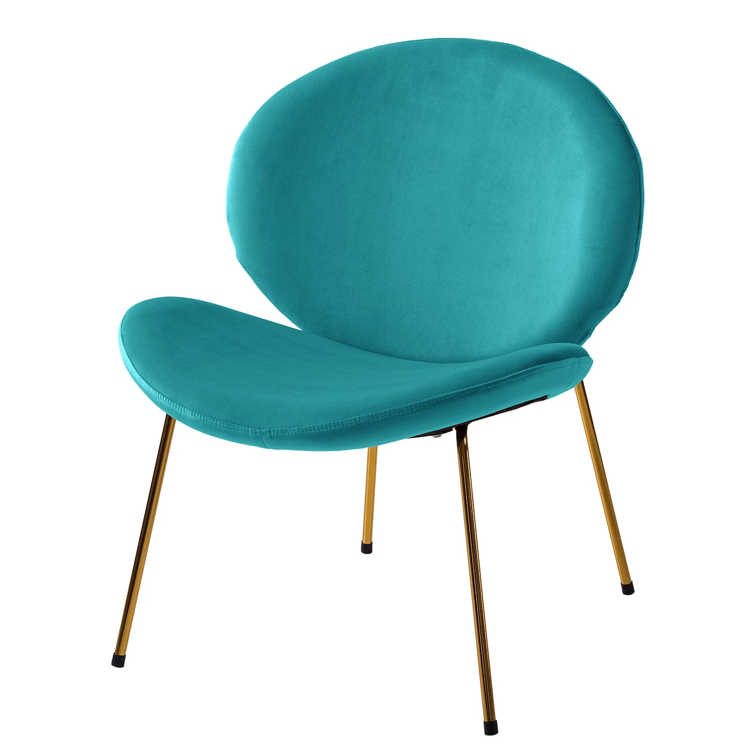 Jack & Alice Fauteuil Zadar I - Velours - Turquoise 3 Jack & Alice Fauteuil Zadar I - Velours - Turquoise