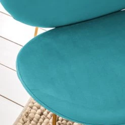Jack & Alice Fauteuil Zadar I - Velours - Turquoise 24 Jack & Alice Fauteuil Zadar I - Velours - Turquoise -Meubles de salon Soldes 1000183928 200324 06273000004 DETAILS P000000001000183928