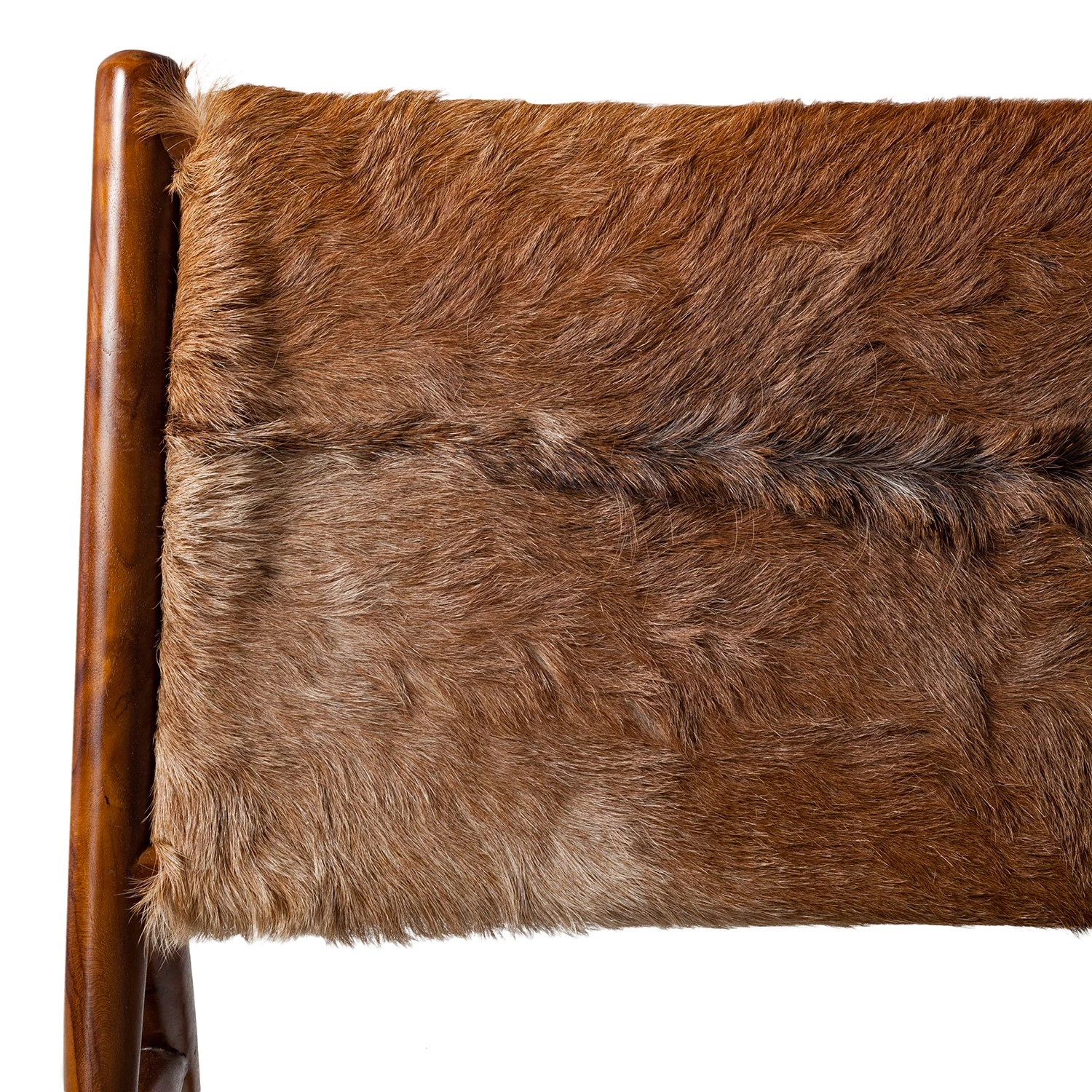 Ars manufacti Fauteuil design Howden - Poils de vache / Teck massif - Motif vache / Teck 9 Ars manufacti Fauteuil design Howden - Poils de vache / Teck massif - Motif vache / Teck – Image 7