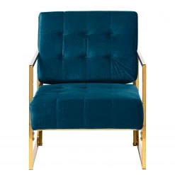 Red Living Fauteuil Cocora I - Velours - Bleu marine -Meubles de salon Soldes 1000183952 200204 08555500024 DETAILS P000000001000183952