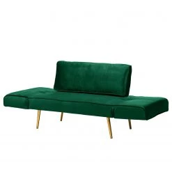 Jack & Alice Canapé convertible Behram III - Velours - Vert foncé -Meubles de salon Soldes 1000183953 200204 08555500036 DETAILS P000000001000183953