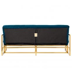 Jack & Alice Canapé convertible Cocora I - Velours - Bleu marine -Meubles de salon Soldes 1000183955 200204 08555600061 DETAILS P000000001000183955