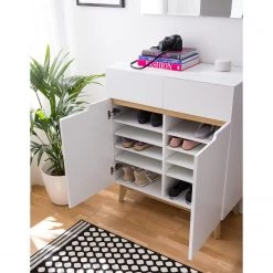 Mørteens Buffet Tenabo - Partiellement en chêne massif - Blanc / Chêne 23 Mørteens Buffet Tenabo - Partiellement en chêne massif - Blanc / Chêne -Meubles de salon Soldes 1000184270 200120 17231100018 DETAILS P000000001000184270