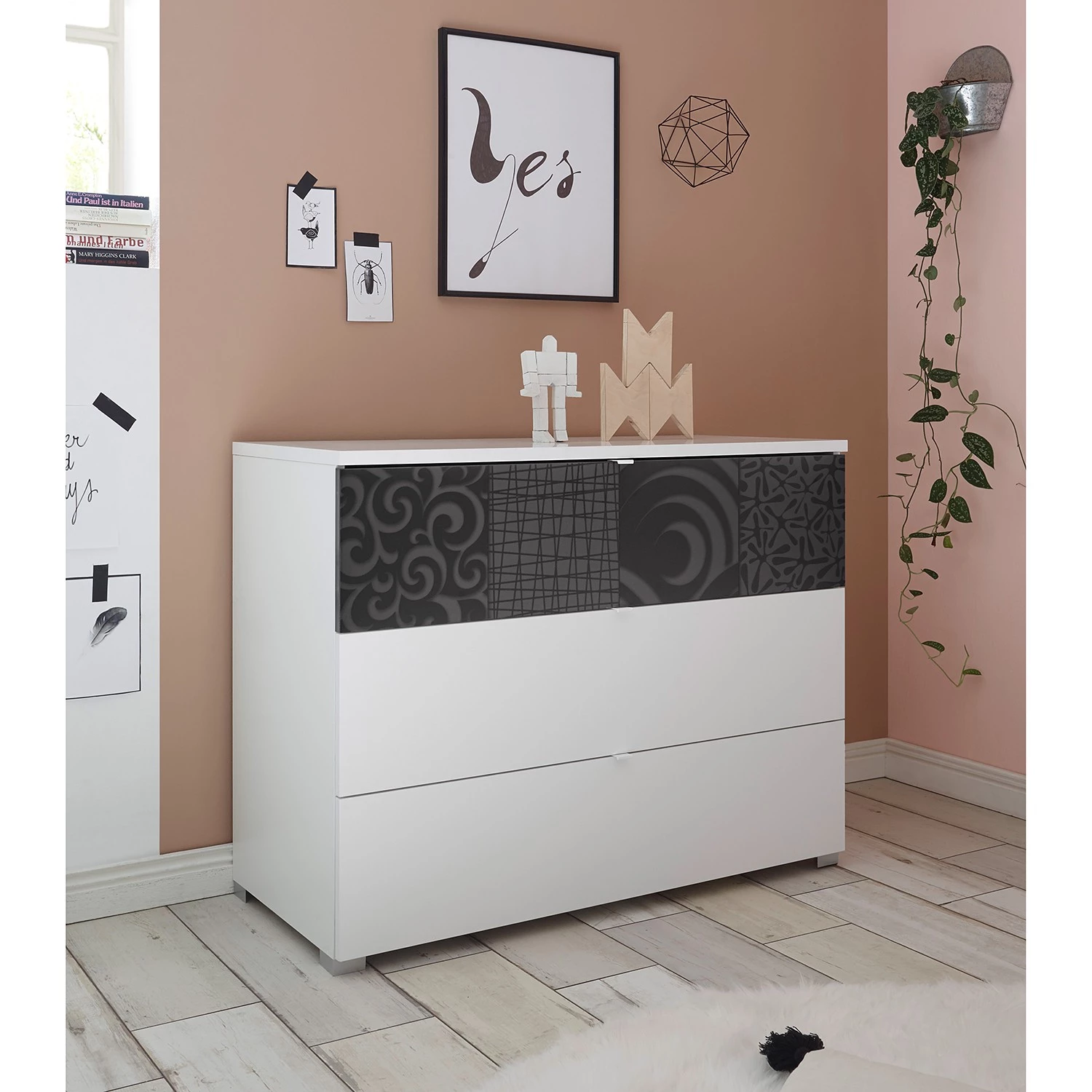 LC Spa Commode Laussonne - Blanc / Graphite 4 LC Spa Commode Laussonne - Blanc / Graphite – Image 2