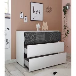 LC Spa Commode Laussonne - Blanc / Graphite 10 LC Spa Commode Laussonne - Blanc / Graphite -Meubles de salon Soldes 1000184313 210323 15253201970 MOOD DETAILS P000000001000184313 mood