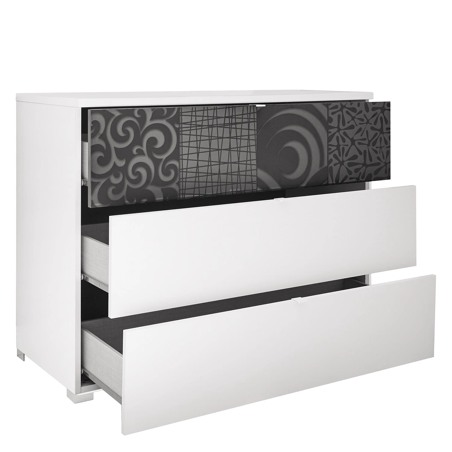 LC Spa Commode Laussonne - Blanc / Graphite 7 LC Spa Commode Laussonne - Blanc / Graphite – Image 5