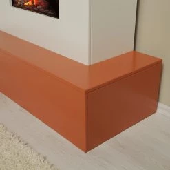 Loftscape Cheminée électrique Casablanca - Blanc / Ambre jaune -Meubles de salon Soldes 1000184337 190814 12103400050 DETAILS P000000001000184337