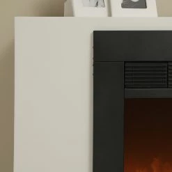 Loftscape Cheminée électrique Saragossa - Blanc / Ambre jaune 13 Loftscape Cheminée électrique Saragossa - Blanc / Ambre jaune -Meubles de salon Soldes 1000184340 190814 12103500074 DETAILS P000000001000184340