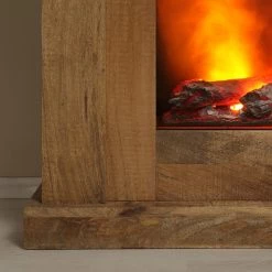 Naturoo Cheminée électrique Mumbai - Camel -Meubles de salon Soldes 1000184364 190814 12104100241 DETAILS P000000001000184364