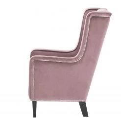 Maison Belfort Fauteuil Mirina I - Velours - Velours Ravi: Mauve - Noir -Meubles de salon Soldes 1000184887 190903 16043000004 DETAILS P000000001000184887