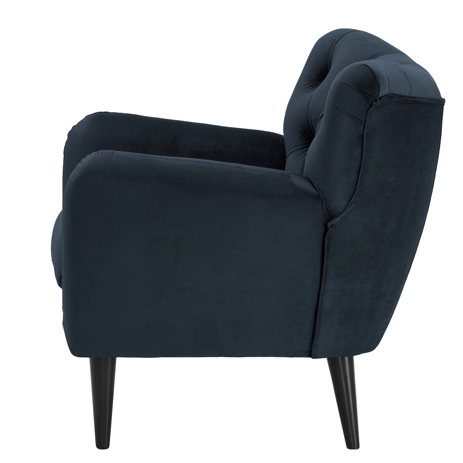 Norrwood Fauteuil Lowen I - Velours - Velours Ravi: Bleu foncé 6 Norrwood Fauteuil Lowen I - Velours - Velours Ravi: Bleu foncé – Image 4