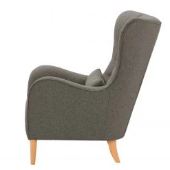 Norrwood Fauteuil Leke I - Tissu - Tissu Voer: Gris foncé -Meubles de salon Soldes 1000185050 190903 16061601841 DETAILS P000000001000185050