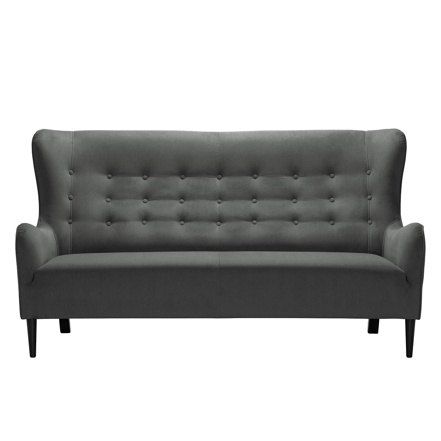 Norrwood Canapé Leke I (3 places) - Tissu - Microfibre Sela: Gris foncé 5 Norrwood Canapé Leke I (3 places) - Tissu - Microfibre Sela: Gris foncé – Image 3