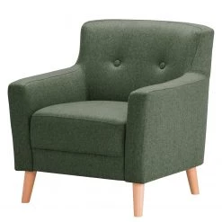 Norrwood Fauteuil Bette I - Tissu - Vert