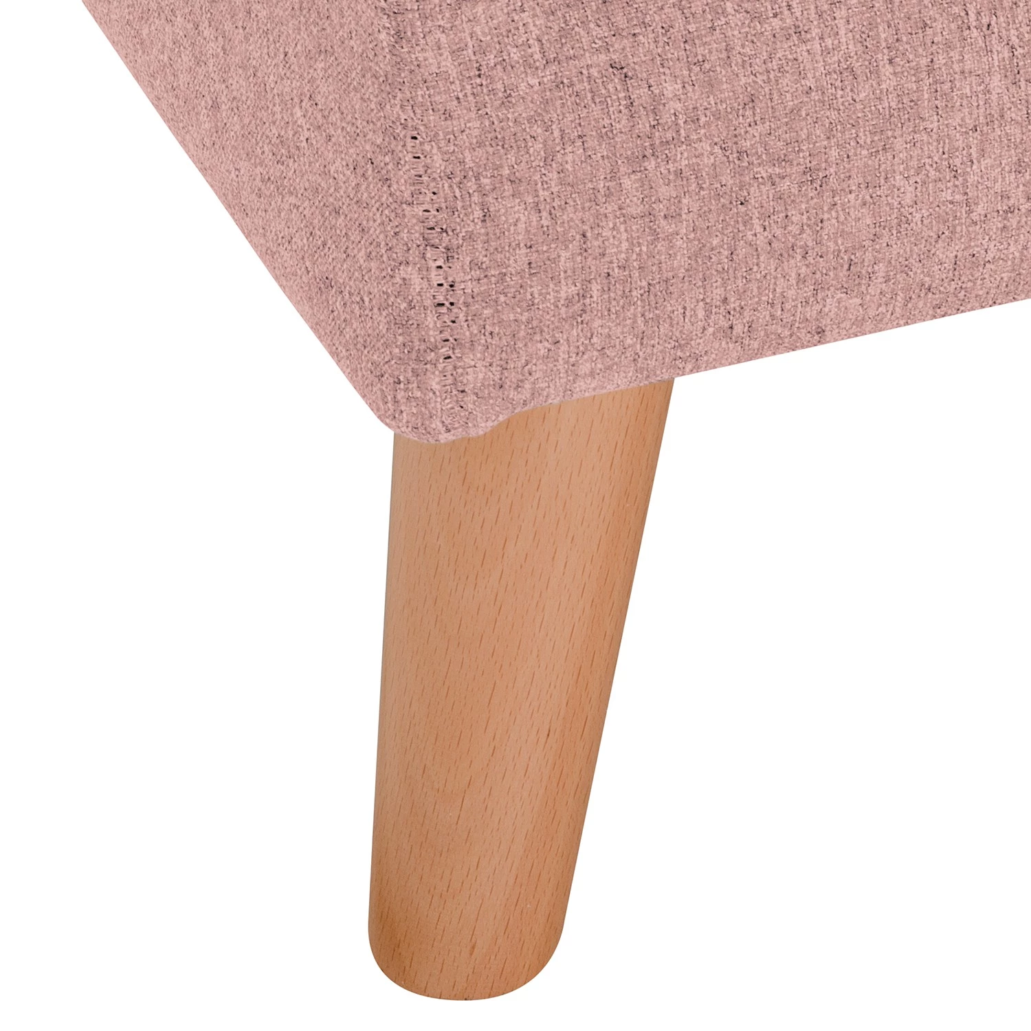 Norrwood Repose-pied Bette II - Tissu - Rosé 7 Norrwood Repose-pied Bette II - Tissu - Rosé – Image 5