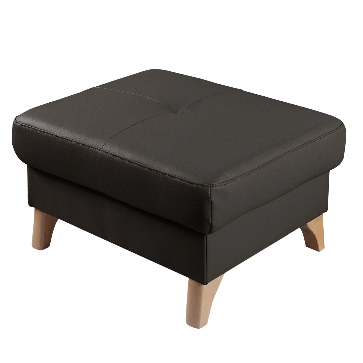 Naturoo Repose-pieds London - Cuir véritable / Imitation cuir - Marron foncé 3 Naturoo Repose-pieds London - Cuir véritable / Imitation cuir - Marron foncé