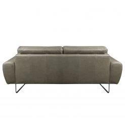 Loftscape Canapé Kerman (3 places) - Cuir véritable - Gris -Meubles de salon Soldes 1000185298 190917 17054600089 DETAILS P000000001000185298