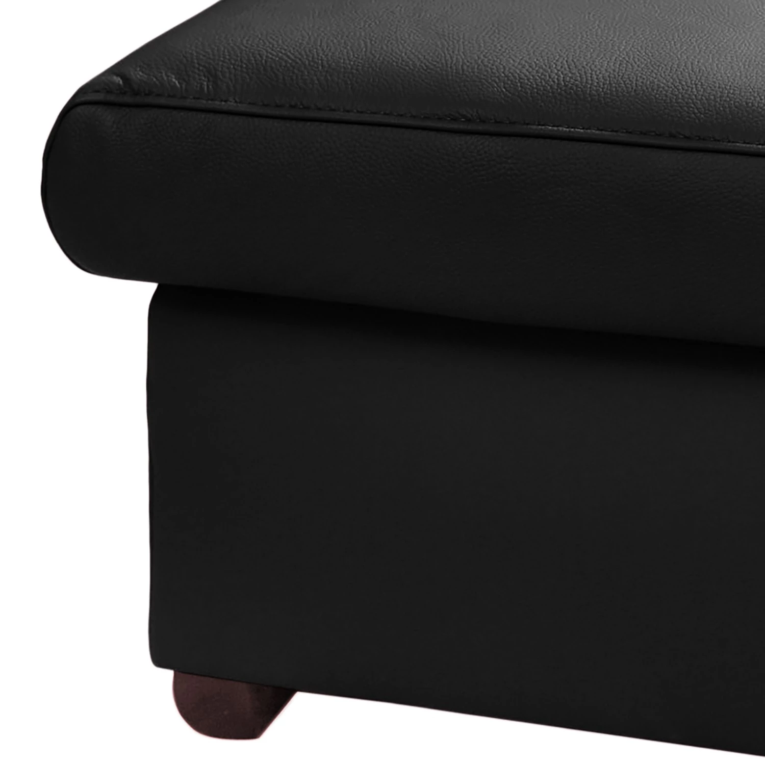 Loftscape Repose-pieds Lamexa - Cuir véritable - Noir 6 Loftscape Repose-pieds Lamexa - Cuir véritable - Noir – Image 4