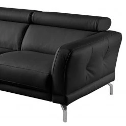 Loftscape Canapé d’angle Lebel - Cuir véritable - Noir - Méridienne longue à gauche (vue de face) - Sans fonction 15 Loftscape Canapé d’angle Lebel - Cuir véritable - Noir - Méridienne longue à gauche (vue de face) - Sans fonction -Meubles de salon Soldes 1000185435 190917 17073501251 DETAILS P000000001000185435