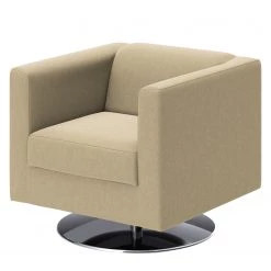 Loftscape Fauteuil Wilno V - Cuir véritable - Cappuccino