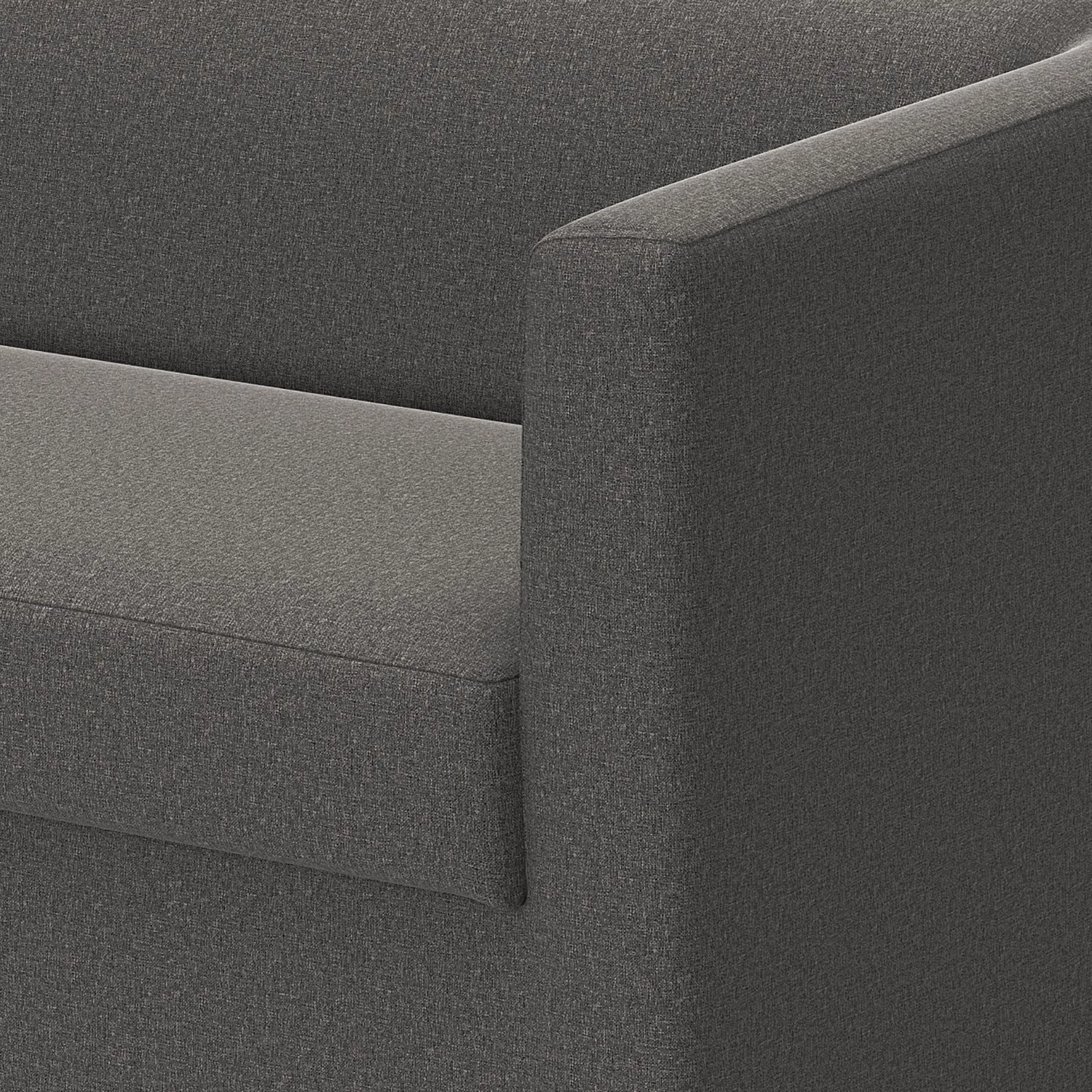 Loftscape Canapé Wilno VII (2 places) - Tissage à plat - Gris foncé 11 Loftscape Canapé Wilno VII (2 places) - Tissage à plat - Gris foncé – Image 9