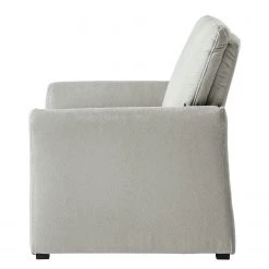 Modoform Fauteuil Capoma II - Aspect cuir vieilli - Gris clair - Largeur : 100 cm -Meubles de salon Soldes 1000186789 210323 15262802121 DETAILS P000000001000186789