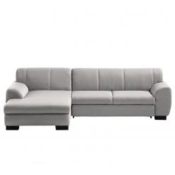 Loftscape Canapé d’angle Lefroy I - Tissu - Gris clair - Méridienne courte à gauche (vue de face) - Fonction couchage -Meubles de salon Soldes 1000186899 200204 16352001268 DETAILS P000000001000186899