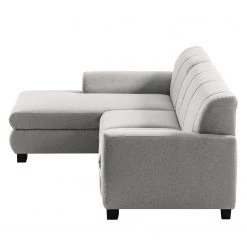 Loftscape Canapé d’angle Lefroy I - Tissu - Gris clair - Méridienne courte à gauche (vue de face) - Fonction couchage -Meubles de salon Soldes 1000186899 200204 16352001269 DETAILS P000000001000186899