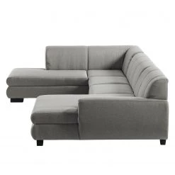 Loftscape Canapé panoramique Lefroy I - Tissage à plat - Gris - Méridienne courte à droite / longue à gauche (vue de face) - Sans fonction -Meubles de salon Soldes 1000186908 210323 15292602592 DETAILS P000000001000186908