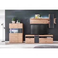 Naturoo Meuble TV Callington II - Imitation planches de chêne / Anthracite -Meubles de salon Soldes 1000187539 190920 09480000003 MOOD DETAILS P000000001000187539 mood