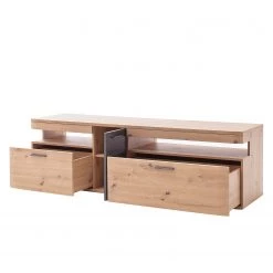 Naturoo Meuble TV Callington II - Imitation planches de chêne / Anthracite -Meubles de salon Soldes 1000187539 190920 09480000004 DETAILS P000000001000187539