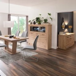 Naturoo Buffet Mendes - Imitation planches de chêne / Anthracite -Meubles de salon Soldes 1000187560 190920 09480400050 MOOD DETAILS P000000001000187560 mood