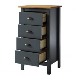 Maison Belfort Commode Rivery I - Pin massif - Anthracite 18 Maison Belfort Commode Rivery I - Pin massif - Anthracite -Meubles de salon Soldes 1000187568 200205 11113200024 DETAILS P000000001000187568