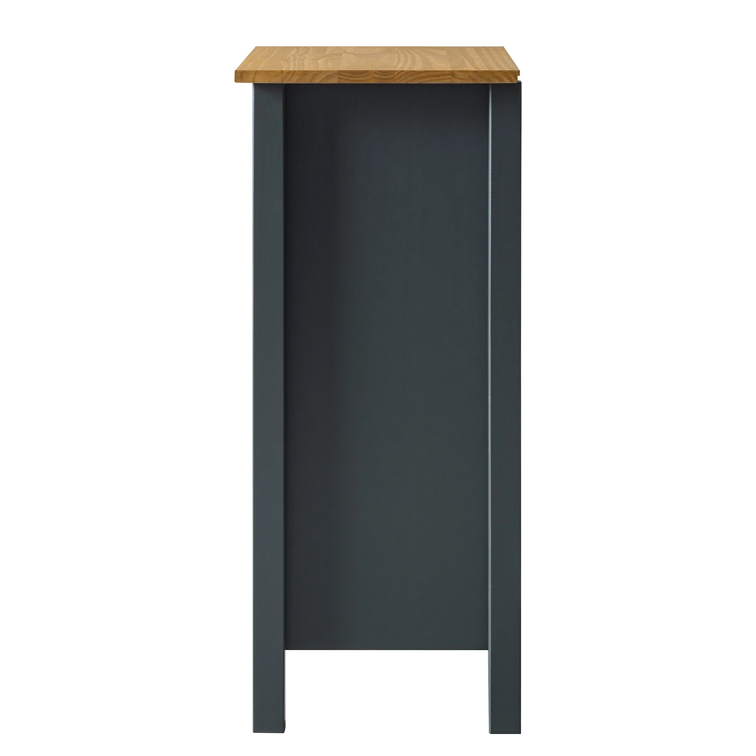 Maison Belfort Commode Rivery I - Pin massif - Anthracite 8 Maison Belfort Commode Rivery I - Pin massif - Anthracite – Image 6