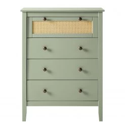 Maison Belfort Commode Belleria II - Pin massif - Vert olive clair -Meubles de salon Soldes 1000187570 200205 11113200039 DETAILS P000000001000187570